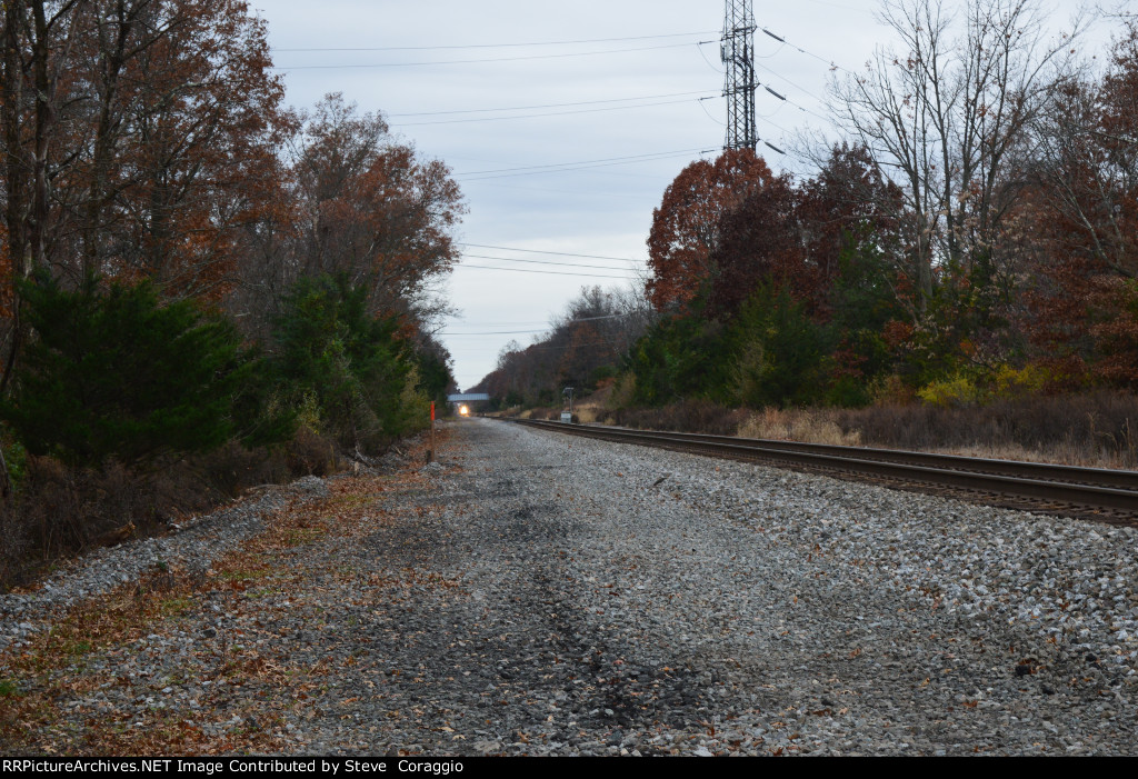 CSX Intermodal Train I 032 in the Distance.